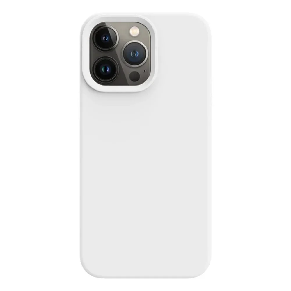 iPhone 14 Pro Max Silicone Phone Case, White